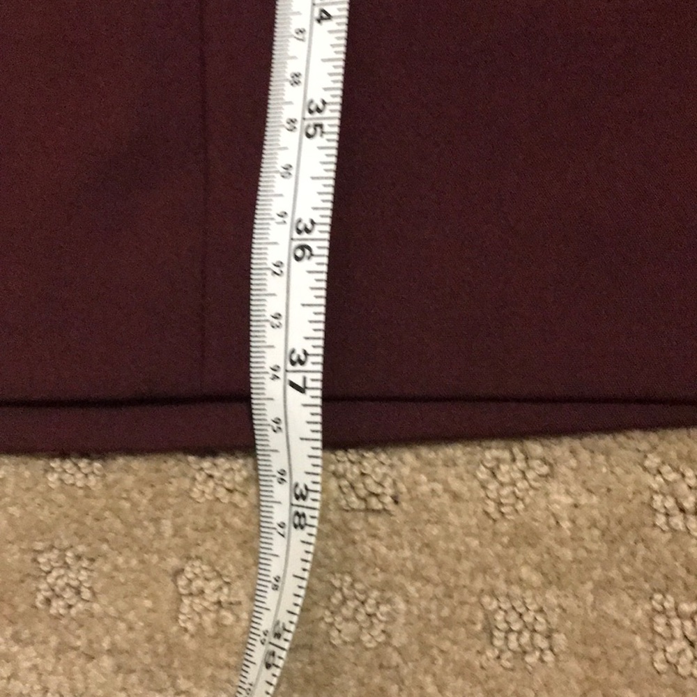 French Connection burgundy dress. Size:2 - Picture 7 of 7